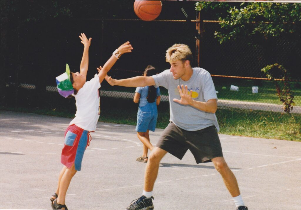 Casey Mahoney at camp adventure